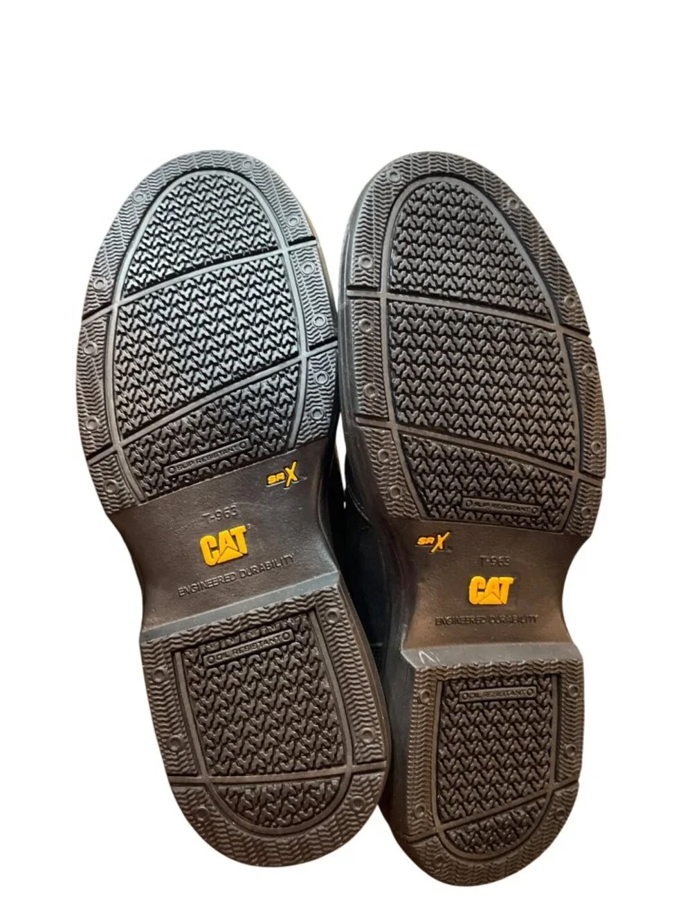 Caterpillar Cat Ergo SRX T963 mens steel toe slip black loafers sz 11 SKU 10-514